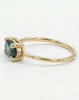 14k Gold East West Alexandrite Ring