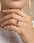 rose cut black diamond ring unique alternative bridal jewelry