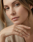 Diamond Twig Wedding Ring 14k Solid