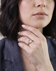 Ethiopian Opal Ring 14k Solid Gold – Diamond & Oval Opal Engagement Ring, Handmade October Birthstone Ring, Anniversary Gift for Her - Melt'm Jewelry