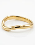 Wavy Wedding Band 14k Gold - Melt'm Jewelry