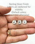 Initial Necklace Gold Filled or Sterling Silver, Personalized Jewelry - Melt'm Jewelry