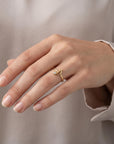 Genuine Diamond Music Note Ring