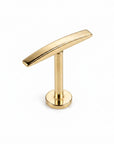 14k Solid Gold Bar Flat Back Earring, Internally Threaded Labret (SINGLE or PAIR)