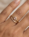 14k Gold Blush Morganite Ring