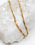 Gold Dainty Figaro Chain Choker Necklace - Melt'm Jewelry