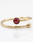 Ruby Ring 14k Solid Gold, July Birthstone Ring - Melt'm Jewelry