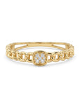 Square Pave Diamond Ring 14k Gold - Melt'm Jewelry