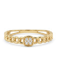 Square Pave Diamond Ring 14k Gold - Melt'm Jewelry
