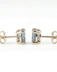 Blue Montana Sapphire Earrings in 14k Gold - Melt'm Jewelry