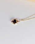 14k Gold 3D Puffy Heart Pendant Necklace - Melt'm Jewelry