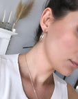 Lightweight 1 Inch Silver Hoop Earrings - Melt'm Jewelry