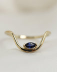 Marquise Sapphire Engagement Ring - Melt'm Jewelry