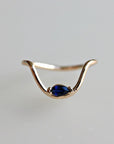 Marquise Sapphire Engagement Ring - Melt'm Jewelry