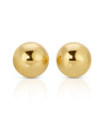 3MM, 4MM Round Ball Stud Earrings 14k Solid Gold Stud Earrings - Melt'm Jewelry