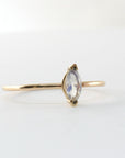 14k Gold Marquise Cut Moonstone Ring, June Birthstone - Melt'm Jewelry