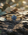 14k Gold Blue Montana Sapphire Ring, September Birthstone Jewelry - Melt'm Jewelry