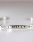 METTA Prayer Cuff Bracelet, Meaningful Jewelry - Melt'm Jewelry