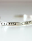 METTA Prayer Cuff Bracelet, Meaningful Jewelry - Melt'm Jewelry