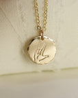 I Love You Necklace, ASL Sign Necklaces For Best Friends, Sisters - Melt'm Jewelry