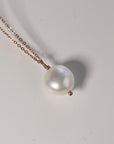 Rose Gold Natural Pearl Necklace - Melt'm Jewelry