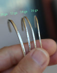 Hammered Sterling Silver Cuff Bracelet - Open Bangle - Melt'm Jewelry