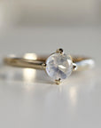 Rainbow Moonstone 14k Gold Ring - Melt'm Jewelry