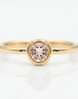 14k Gold Blush Morganite Ring - Melt'm Jewelry