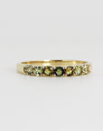 Ombre Ring Band in 14k Solid Gold - Melt'm Jewelry