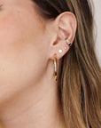 Large Gold Hoop Earrings, 30mm Gold Filled Open Hoops - Melt'm Jewelry