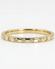 Flush Set Diamond Wedding Band - Melt'm Jewelry