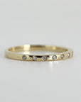 Flush Set Diamond Wedding Band - Melt'm Jewelry