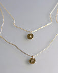 Personalized Layered Rose Gold Necklaces, Set of Two - Melt'm Jewelry
