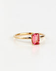 14k Gold Pink Tourmaline Ring - Melt'm Jewelry