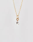 Lab Grown Heart Diamond Necklace, 14K Gold Floating Diamond Pendant, Drilled Heart Shaped Diamond Necklace, Solitaire Gift for Her