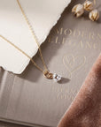 Lab Grown Heart Diamond Necklace, 14K Gold Floating Diamond Pendant, Drilled Heart Shaped Diamond Necklace, Solitaire Gift for Her