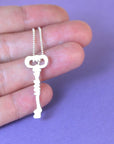 Old Times Skeleton Key Necklace
