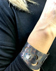 Crescent Moon Bracelet , Statement Cuff