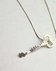 Old Times Skeleton Key Necklace