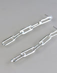 Gold Thick Chain Earrings