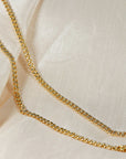 Gold Curb Chain Bracelet