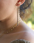 Pearl Chain Earrings