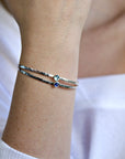 Moonstone Hammered Gold Cuff Bracelet, Gold Filled Celestial Bracelet