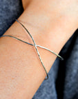 X Cuff Bracelet, Cross Cuff Bracelet