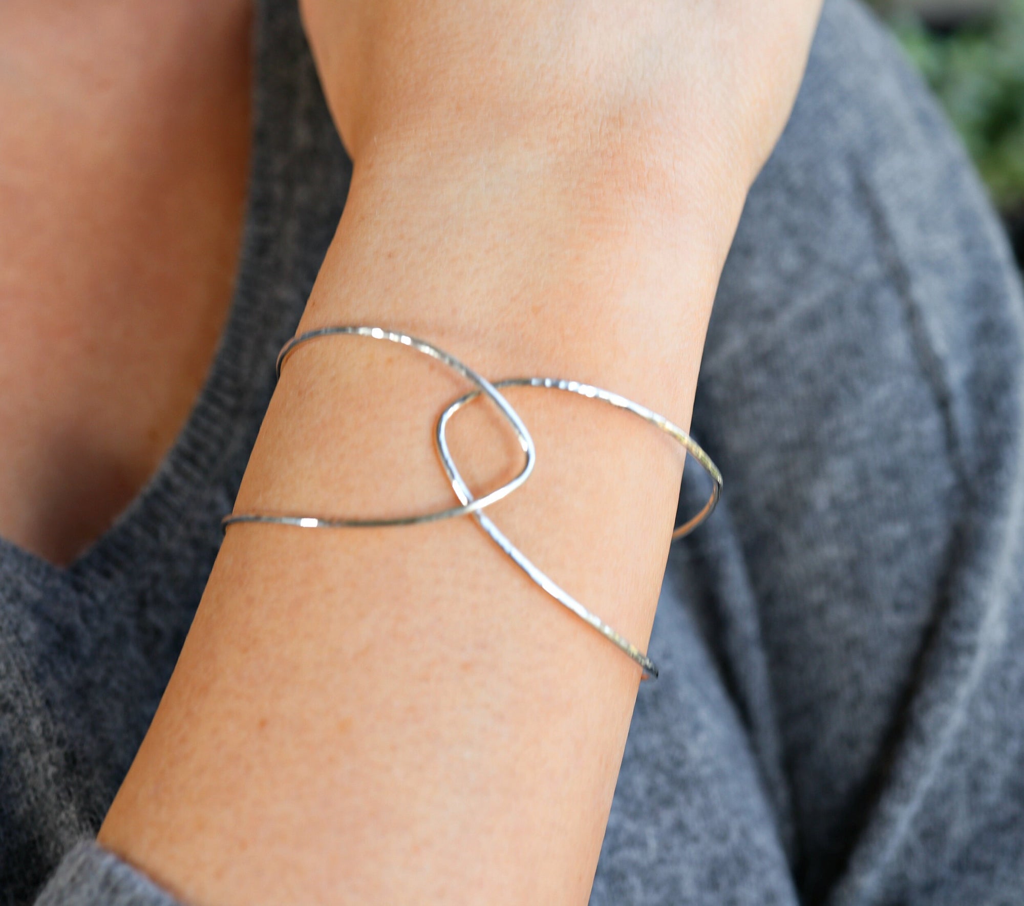 X Cuff Bracelet, Cross Cuff Bracelet