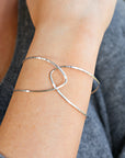 X Cuff Bracelet, Cross Cuff Bracelet