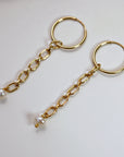 Pearl Chain Earrings