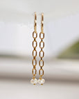 Pearl Chain Earrings