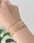 Gold Chunky Chain Stacking Bracelet