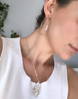 Sterling Silver Leaf Necklace